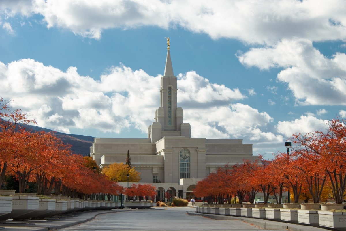 Temple in Bountiful, Utah